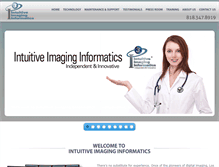 Tablet Screenshot of intuitiveimaging.com